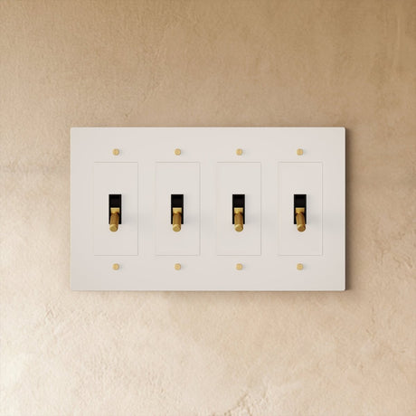 The Brass Toggle Switch (1 to 5 Gang) - Residence Supply