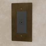 The Brass TV Socket (1 - Gang) - Residence Supply