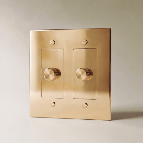 The Polished Brass Dimmer Switch - Residence Supply