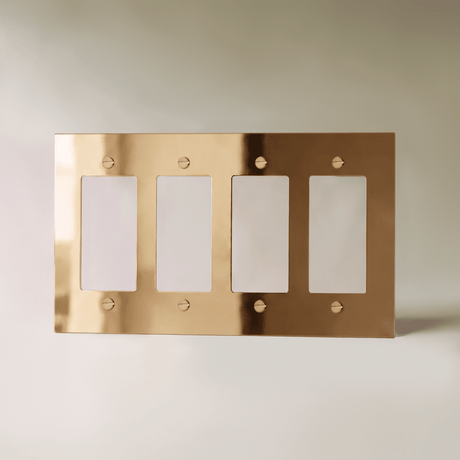 The Polished Brass Plate - Residence Supply