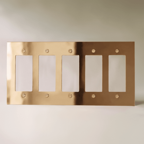 The Polished Brass Plate - Residence Supply