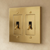 The Polished Brass Toggle Switch - Residence Supply