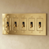 The Polished Brass Toggle Switch - Residence Supply