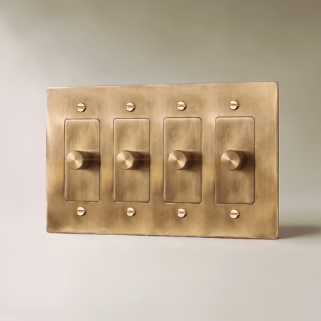 The Unlacquered Brass Dimmer Switch - Residence Supply