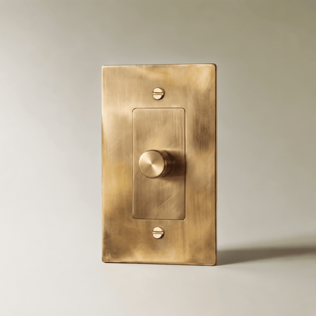 The Unlacquered Brass Dimmer Switch - Residence Supply