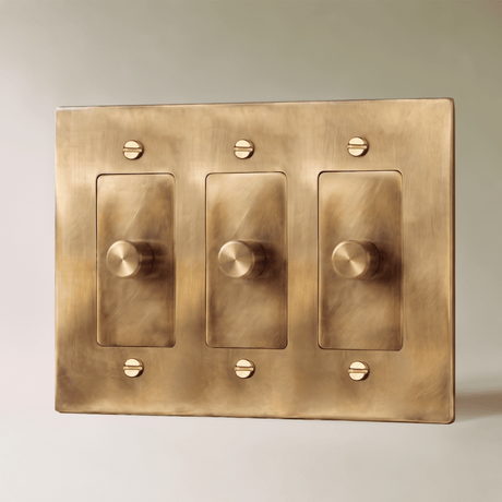 The Unlacquered Brass Dimmer Switch - Residence Supply