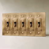 The Unlacquered Brass Toggle Switch - Residence Supply