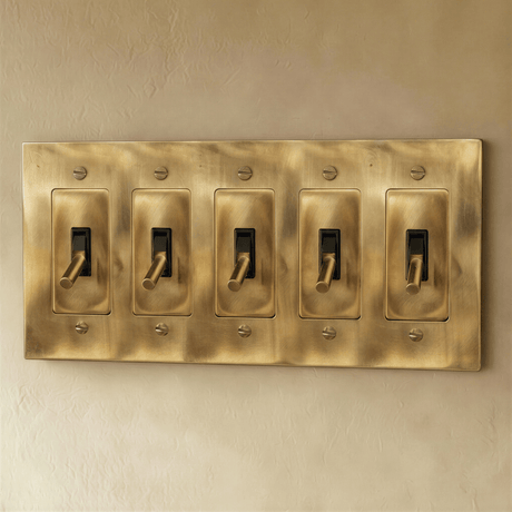 The Unlacquered Brass Toggle Switch - Residence Supply