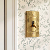 The Unlacquered Brass Toggle Switch - Residence Supply