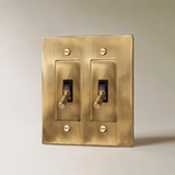 The Unlacquered Brass Toggle Switch - Residence Supply