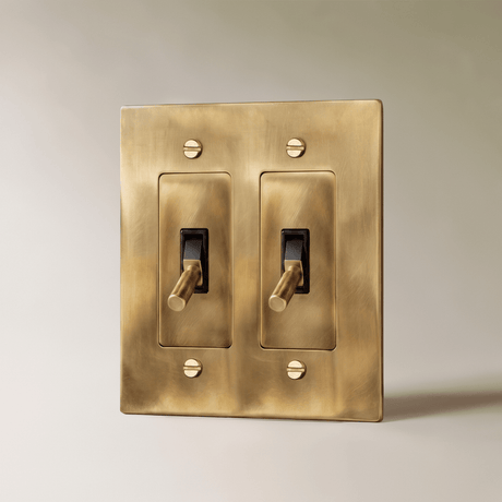The Unlacquered Brass Toggle Switch - Residence Supply