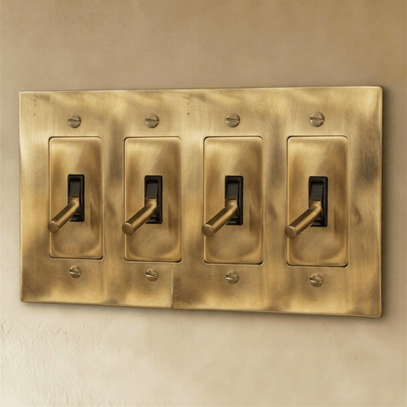 The Unlacquered Brass Toggle Switch - Residence Supply