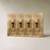 The Unlacquered Brass Toggle Switch - Residence Supply