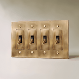 The Unlacquered Brass Toggle Switch - Residence Supply