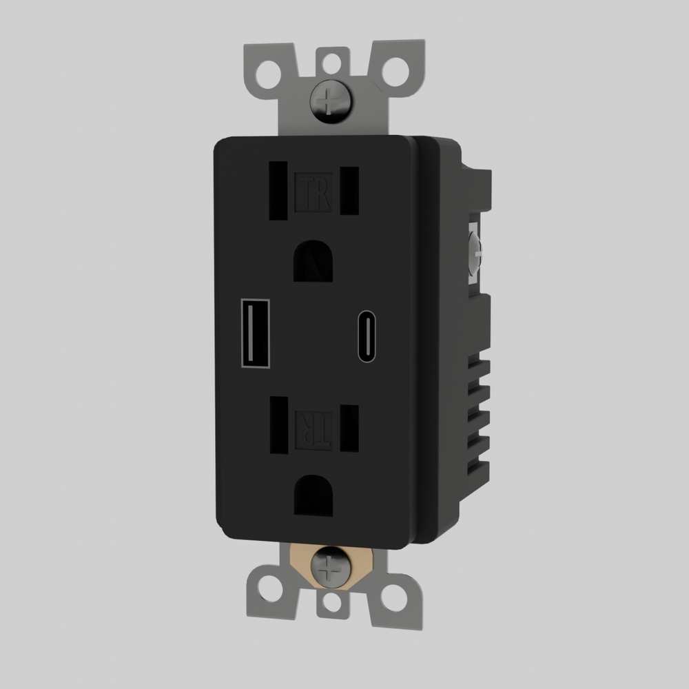 Custom Colored Outlets The USB-C Outlet (Custom Module 1) – Residence Supply