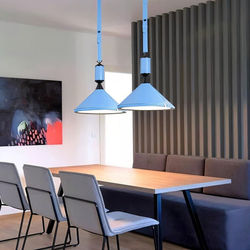 Tiferet Leather Pendant Light - Modern Lighting for Dining Table