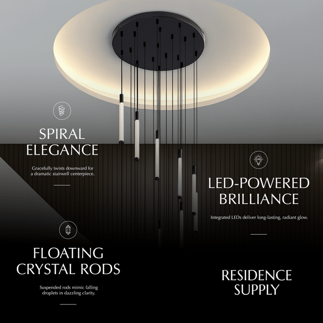 Tinara Staircase Chandelier - Residence Supply