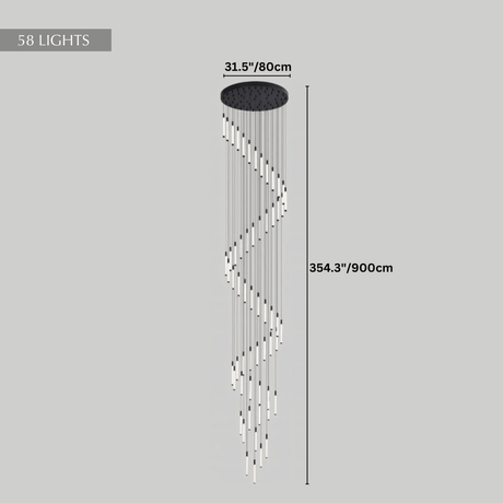 Tinara Staircase Chandelier - Residence Supply