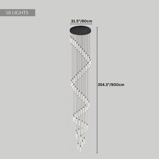 Tinara Staircase Chandelier - Residence Supply