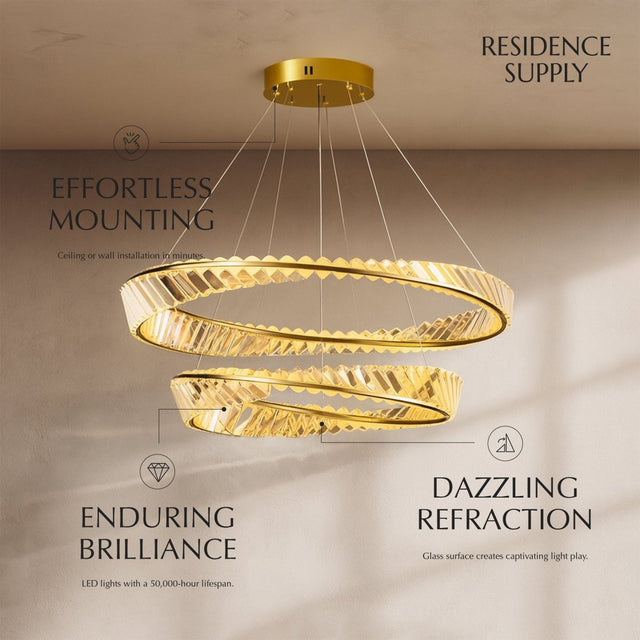 Tiwa 2 - Tier Chandelier - Residence Supply