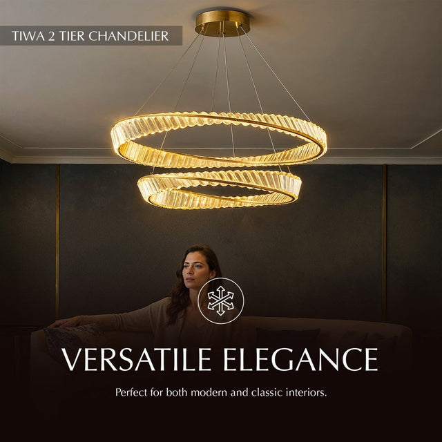 Tiwa 2 - Tier Chandelier - Residence Supply