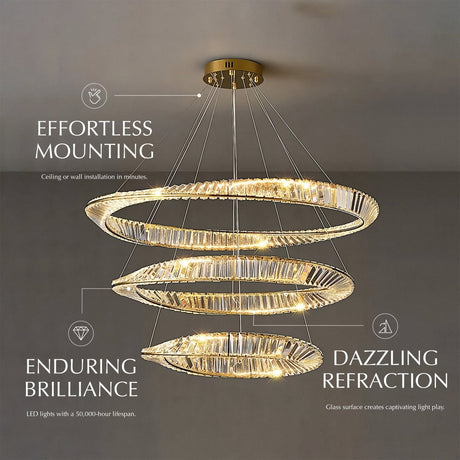 Tiwa 3 - Tier Chandelier - Residence Supply