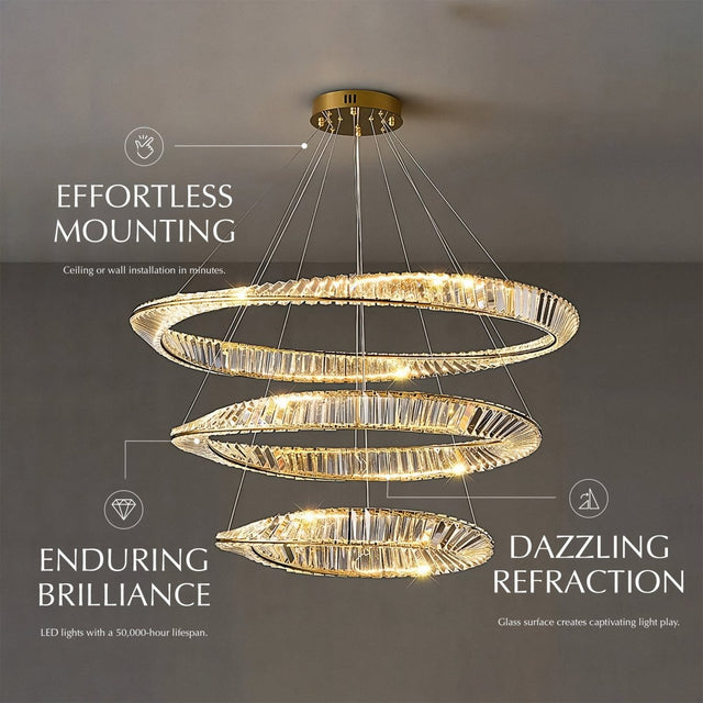 Tiwa 3 - Tier Chandelier - Residence Supply