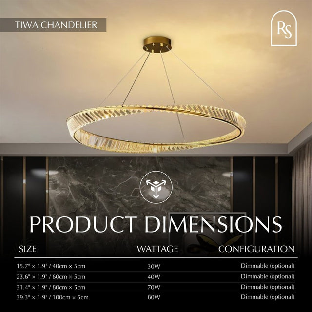 Tiwa Chandelier - Residence Supply