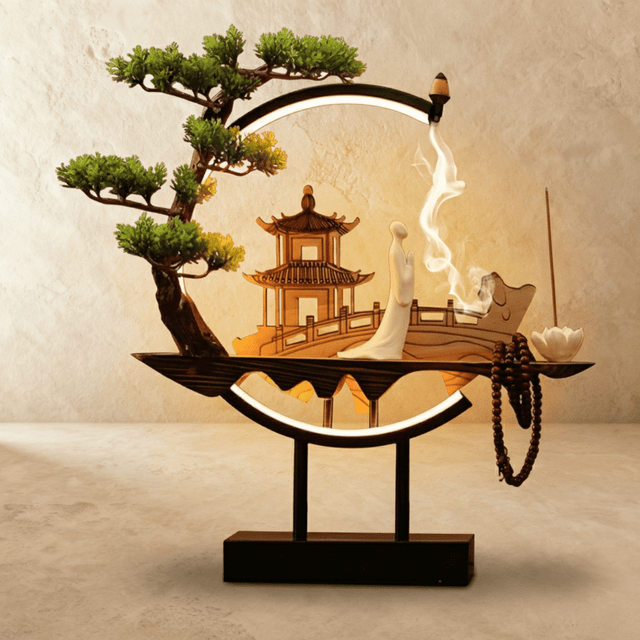 Tranquil Incense Burner Table Lamp - Residence Supply