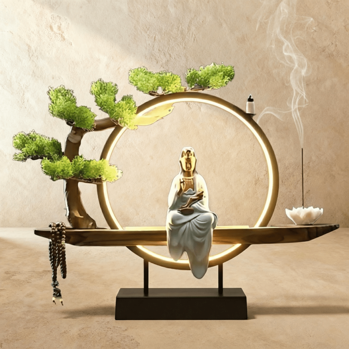 Tranquil Incense Burner Table Lamp - Residence Supply