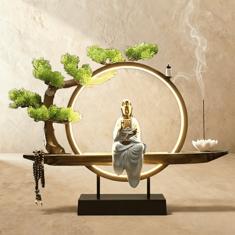 Tranquil Incense Burner Table Lamp - Residence Supply