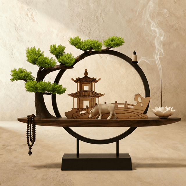 Tranquil Incense Burner Table Lamp - Residence Supply