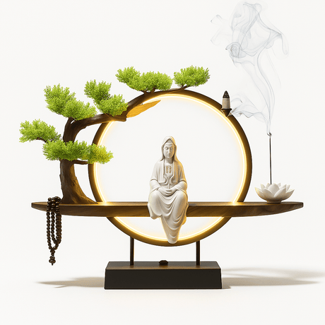 Tranquil Incense Burner Table Lamp - Residence Supply