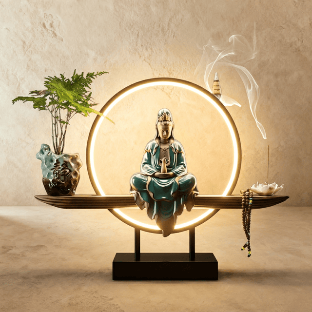 Tranquil Incense Burner Table Lamp - Residence Supply