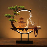 Tranquil Incense Burner Table Lamp