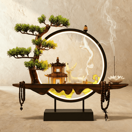 Tranquil Incense Burner Table Lamp - Residence Supply