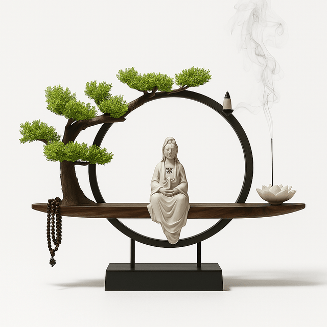 Tranquil Incense Burner Table Lamp - Residence Supply