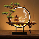 Tranquil Incense Burner Table Lamp