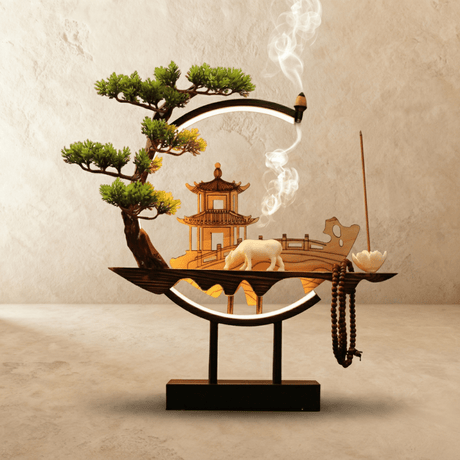 Tranquil Incense Burner Table Lamp - Residence Supply