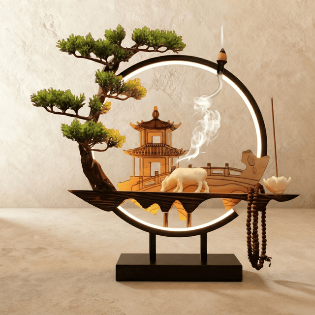 Tranquil Incense Burner Table Lamp - Residence Supply