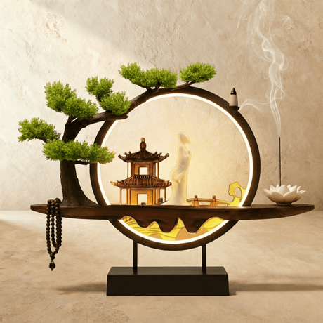 Tranquil Incense Burner Table Lamp - Residence Supply