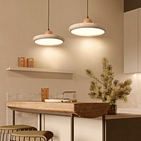 Tuvra-travertine-pendant-lights-kitchen-island