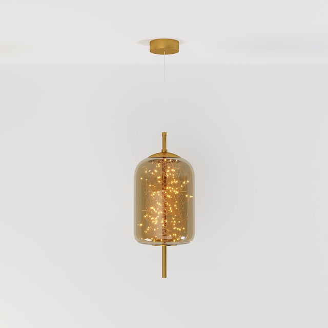 Lampe suspendue tourbillonnante