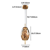 Lampe suspendue tourbillonnante