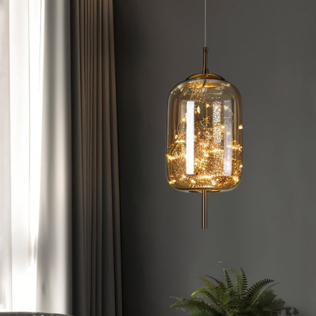 Lampe suspendue tourbillonnante