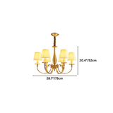 Uloma Chandelier – Elegant Lighting For Luxe Interiors 6-light version measuring 28.7'' wide and 20.4'' high for medium rooms.