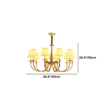 Uloma Chandelier – Elegant Lighting For Luxe Interiors 10-light version sized 36.6'' wide and 20.4'' high for spacious rooms.