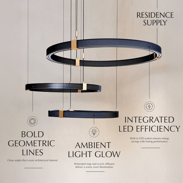 Image showcasing Modern Uriah Chandelier - Elegant Lighting for Any Space. – Residence ...
