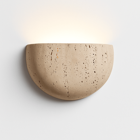 Valta Travertine Wall Lamp - Residence Supply