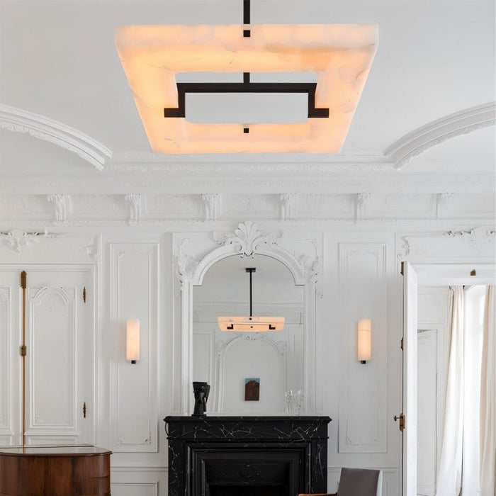 Varga Alabaster Chandelier - Living Room Lighting